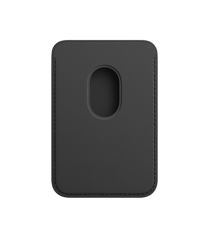 iPhone Leather Wallet Black - Imagen 3