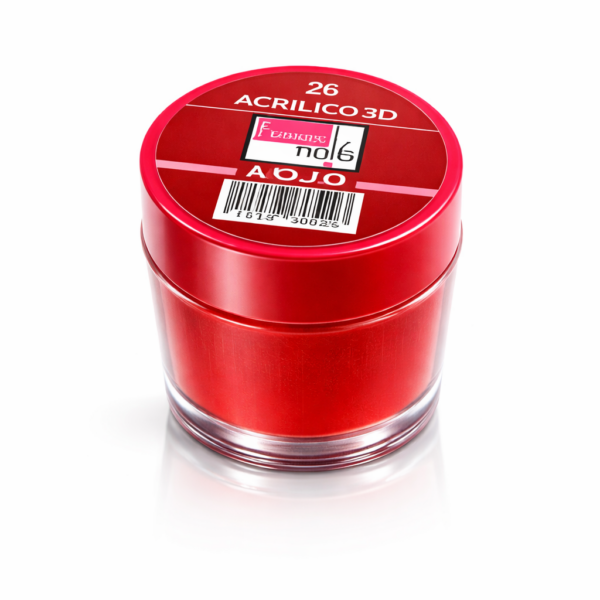 ACRILICO 3D 26 ROJO FANTASY
