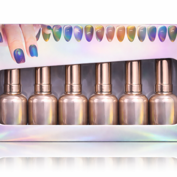 GAMA OJO DE GATO COLOR CARAMELO 6PZ (C)