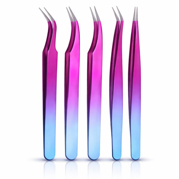 SET PINZAS PARA PESTAÑAS 4PZ.