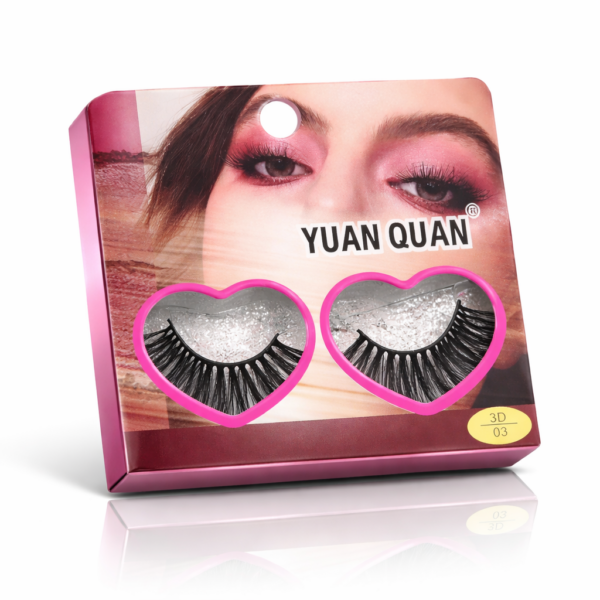 PAQ. PESTAÑA YUAN QUAN 12 PZ